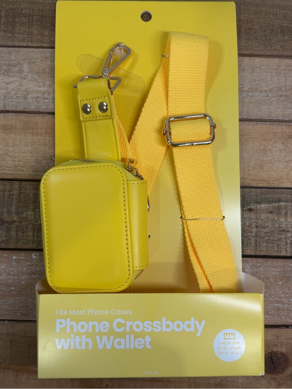 Target Yellow Phone Crossbody with Wallet